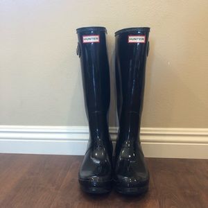 Hunter tall rain boots